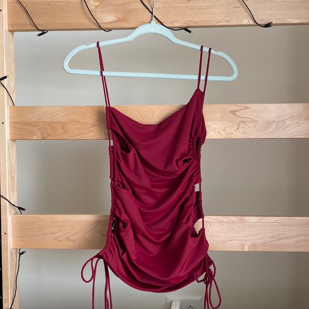 Shein Dark Red Dress ( very sexy)